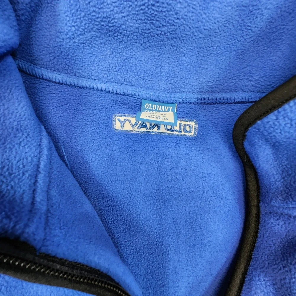 Old Navy Fleece Pullover Men XL Blue 1/2 Zip Moon Dance '94 Reissue Gorpcore NEW - Picture 7 of 10